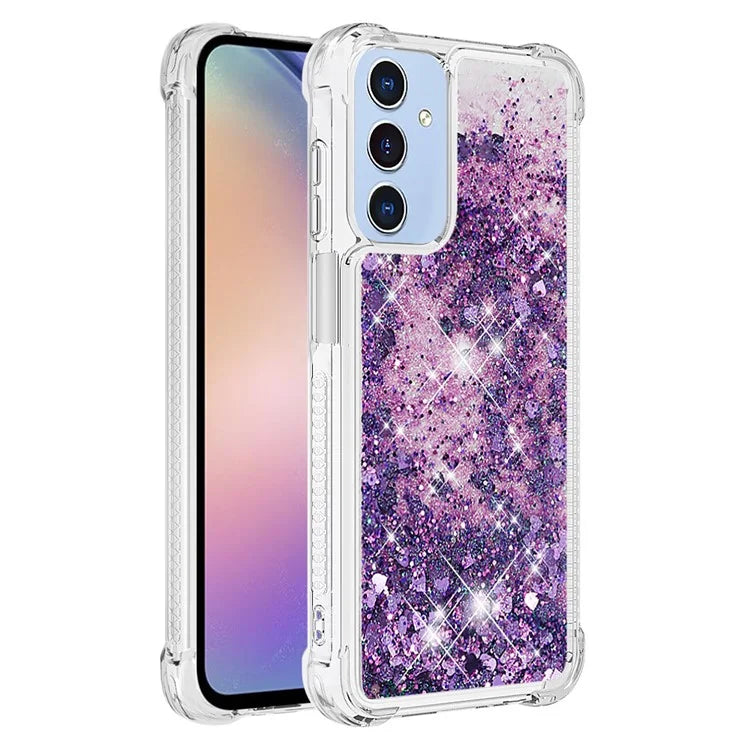 YB Quicksand Series-1 for Samsung Galaxy A15 5G Case Liquid TPU Anti-scratch Phone Back Shell