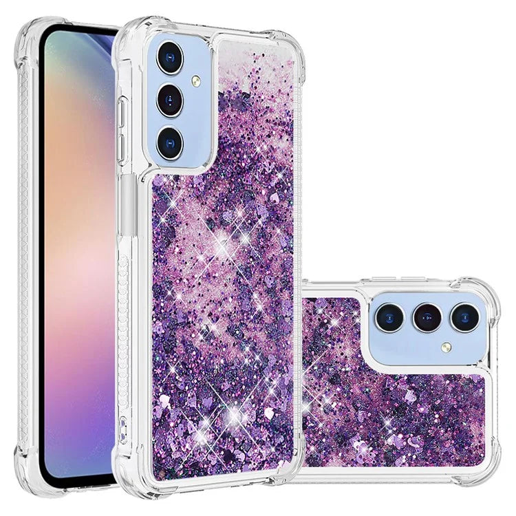 YB Quicksand Series-1 for Samsung Galaxy A15 5G Case Liquid TPU Anti-scratch Phone Back Shell