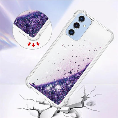 YB Quicksand Series-1 for Samsung Galaxy A15 5G Case Liquid TPU Anti-scratch Phone Back Shell