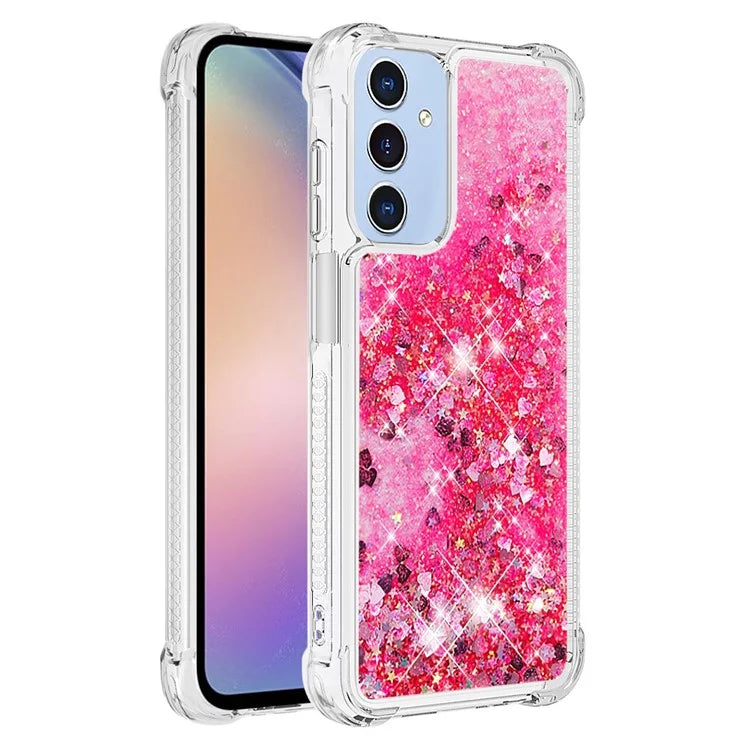 YB Quicksand Series-1 for Samsung Galaxy A15 5G Case Liquid TPU Anti-scratch Phone Back Shell