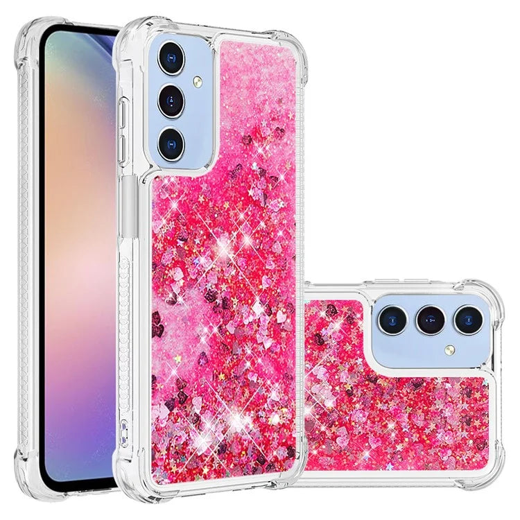 YB Quicksand Series-1 for Samsung Galaxy A15 5G Case Liquid TPU Anti-scratch Phone Back Shell