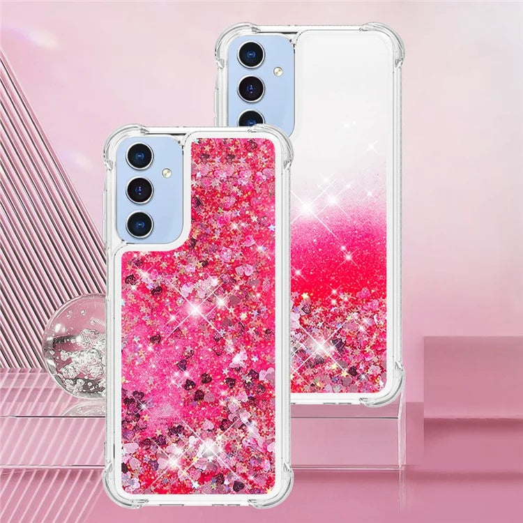 YB Quicksand Series-1 for Samsung Galaxy A15 5G Case Liquid TPU Anti-scratch Phone Back Shell
