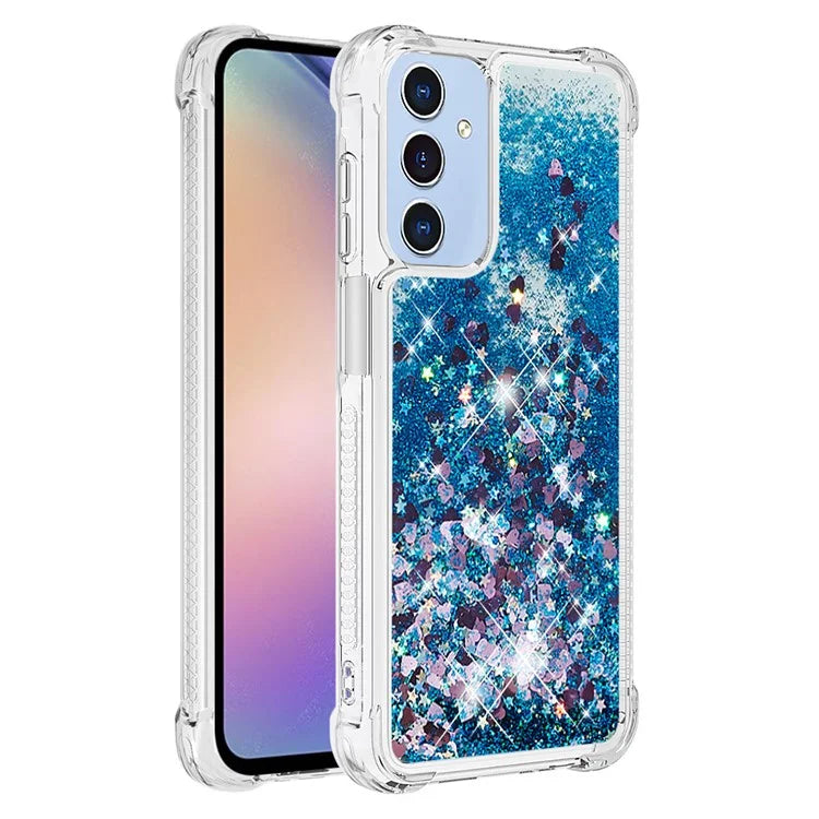 YB Quicksand Series-1 for Samsung Galaxy A15 5G Case Liquid TPU Anti-scratch Phone Back Shell