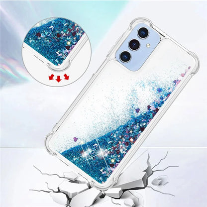 YB Quicksand Series-1 for Samsung Galaxy A15 5G Case Liquid TPU Anti-scratch Phone Back Shell