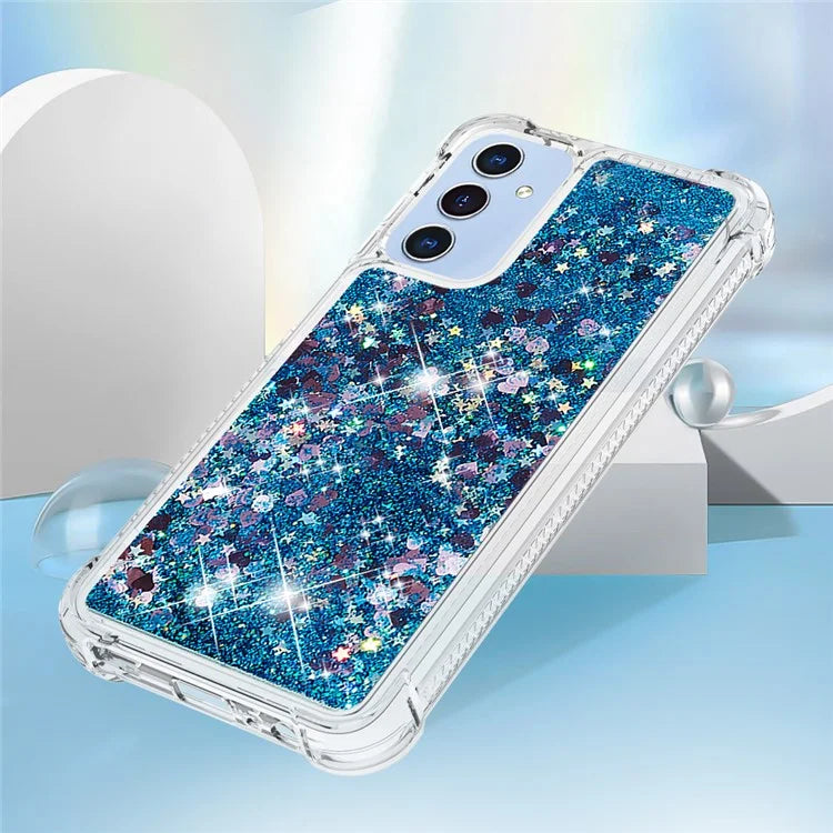 YB Quicksand Series-1 for Samsung Galaxy A15 5G Case Liquid TPU Anti-scratch Phone Back Shell