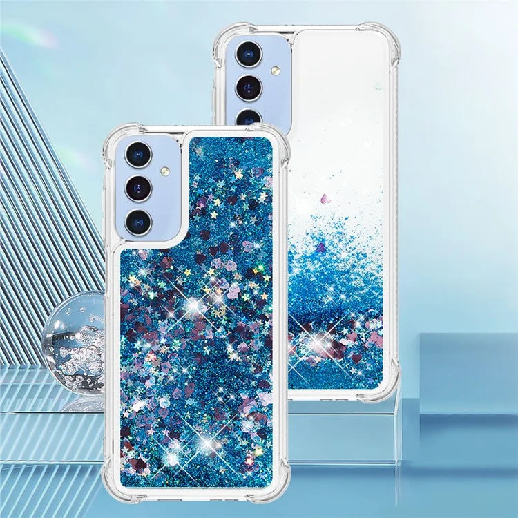 YB Quicksand Series-1 for Samsung Galaxy A15 5G Case Liquid TPU Anti-scratch Phone Back Shell