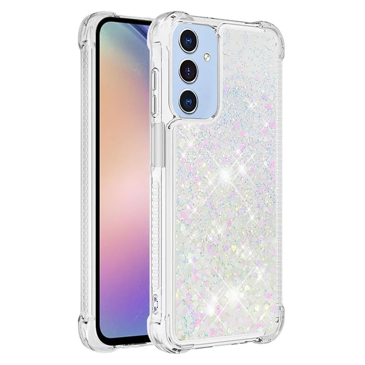 YB Quicksand Series-1 for Samsung Galaxy A15 5G Case Liquid TPU Anti-scratch Phone Back Shell
