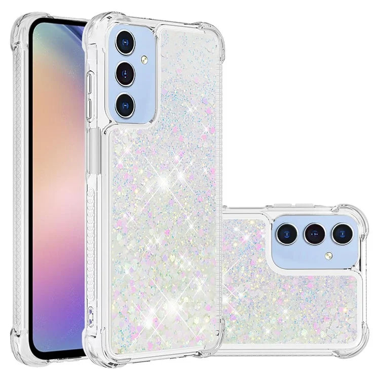 YB Quicksand Series-1 for Samsung Galaxy A15 5G Case Liquid TPU Anti-scratch Phone Back Shell