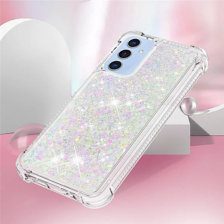 YB Quicksand Series-1 for Samsung Galaxy A15 5G Case Liquid TPU Anti-scratch Phone Back Shell