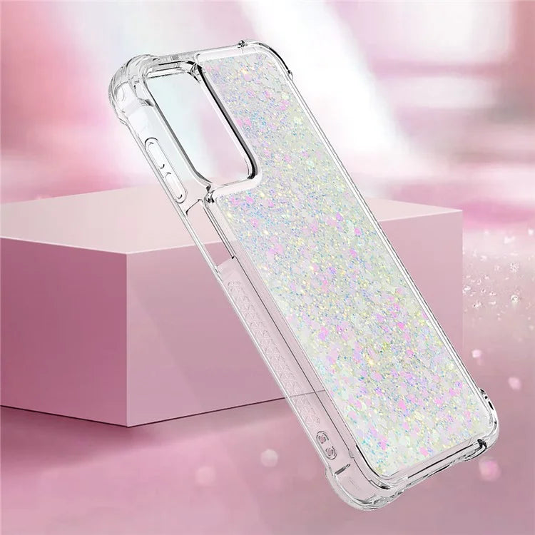 YB Quicksand Series-1 for Samsung Galaxy A15 5G Case Liquid TPU Anti-scratch Phone Back Shell