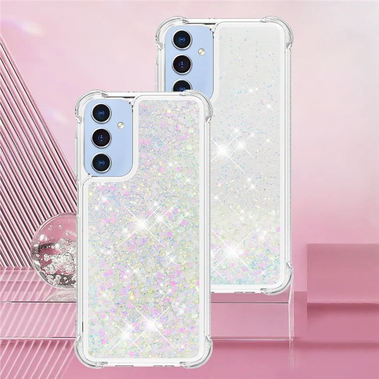 YB Quicksand Series-1 for Samsung Galaxy A15 5G Case Liquid TPU Anti-scratch Phone Back Shell
