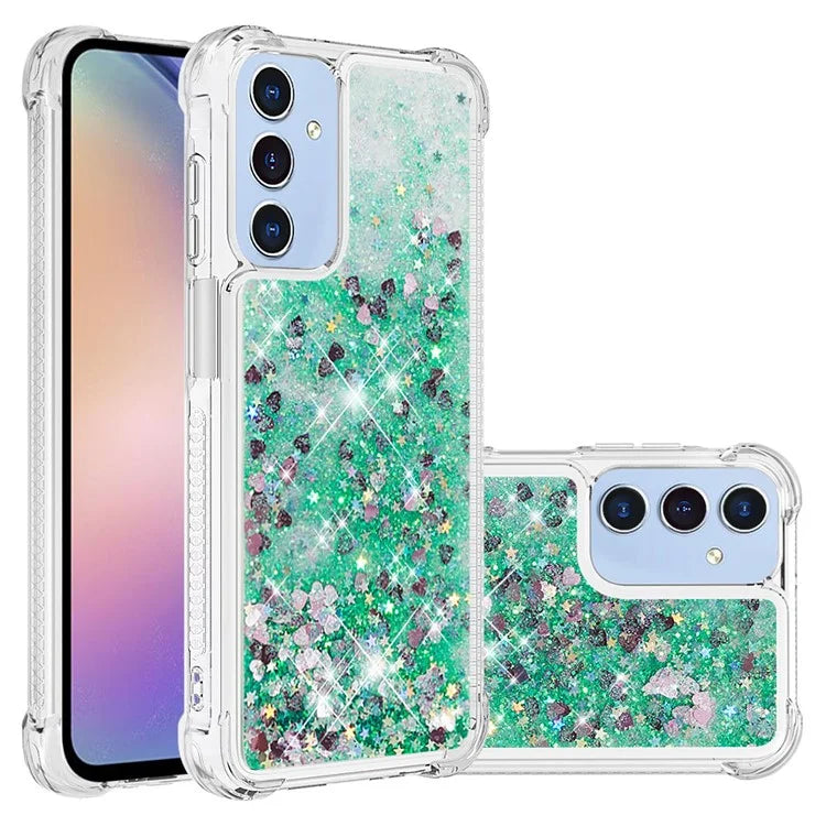YB Quicksand Series-1 for Samsung Galaxy A15 5G Case Liquid TPU Anti-scratch Phone Back Shell