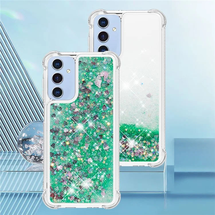 YB Quicksand Series-1 for Samsung Galaxy A15 5G Case Liquid TPU Anti-scratch Phone Back Shell