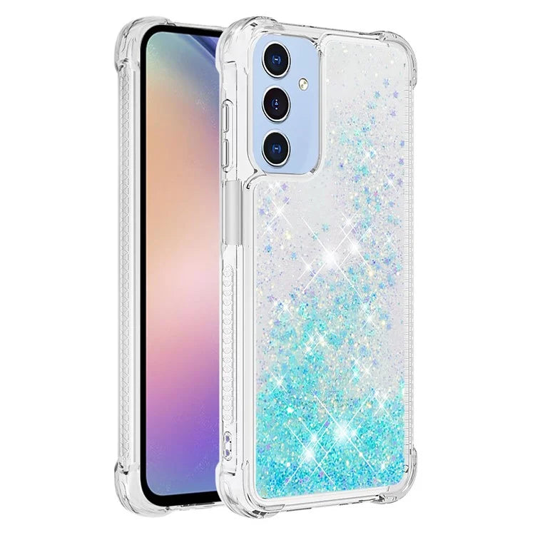 YB Quicksand Series-1 for Samsung Galaxy A15 5G Case Liquid TPU Anti-scratch Phone Back Shell