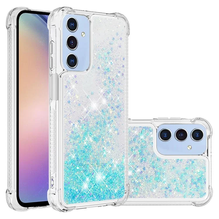YB Quicksand Series-1 for Samsung Galaxy A15 5G Case Liquid TPU Anti-scratch Phone Back Shell