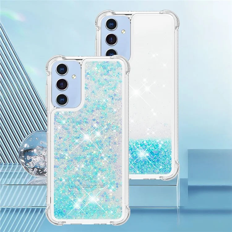 YB Quicksand Series-1 for Samsung Galaxy A15 5G Case Liquid TPU Anti-scratch Phone Back Shell