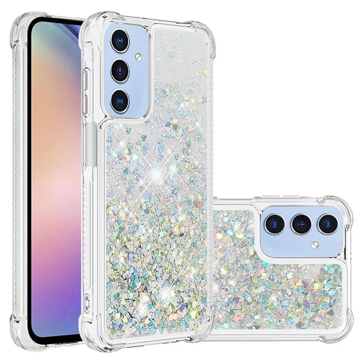 YB Quicksand Series-1 for Samsung Galaxy A15 5G Case Liquid TPU Anti-scratch Phone Back Shell
