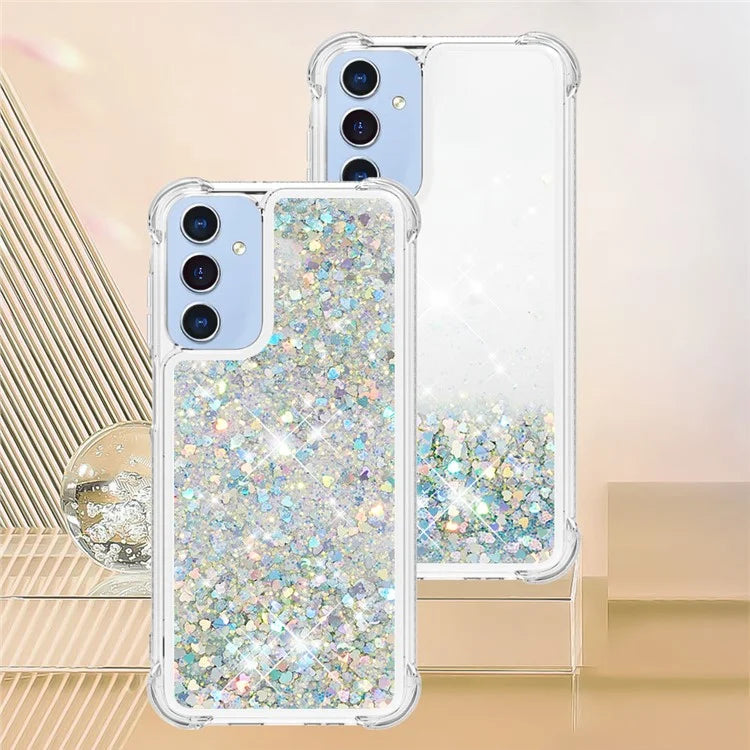 YB Quicksand Series-1 for Samsung Galaxy A15 5G Case Liquid TPU Anti-scratch Phone Back Shell