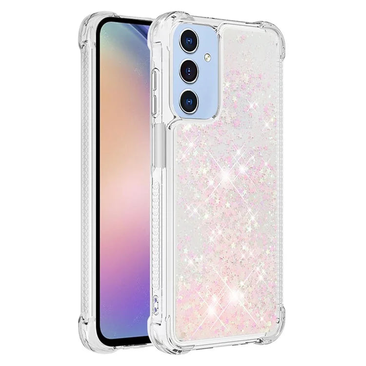 YB Quicksand Series-1 for Samsung Galaxy A15 5G Case Liquid TPU Anti-scratch Phone Back Shell