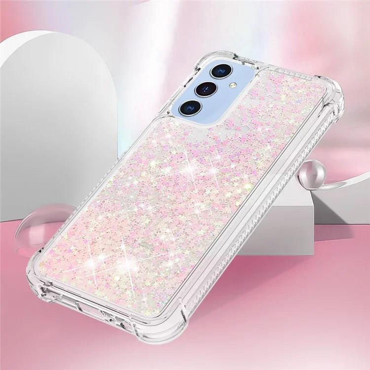 YB Quicksand Series-1 for Samsung Galaxy A15 5G Case Liquid TPU Anti-scratch Phone Back Shell