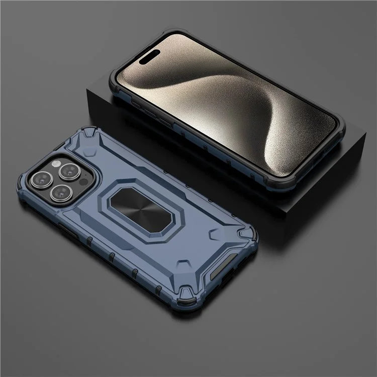 For iPhone 15 Pro Max Protective Cover Hard PC Soft TPU Drop Protection Phone Case