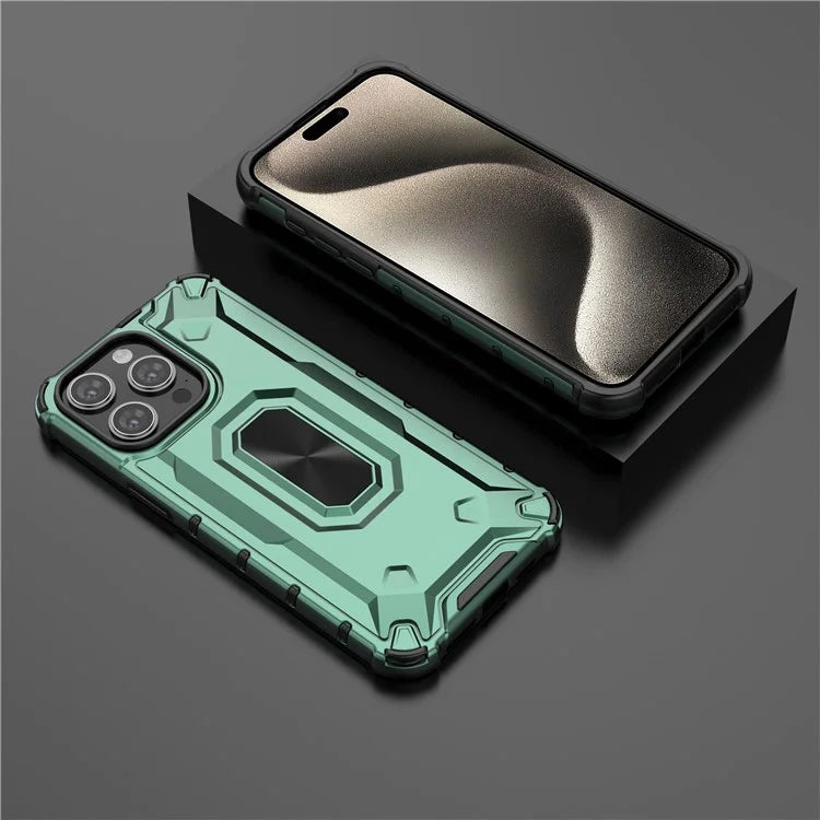 For iPhone 15 Pro Max Protective Cover Hard PC Soft TPU Drop Protection Phone Case