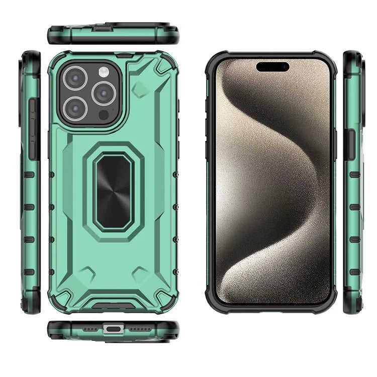 For iPhone 15 Pro Max Protective Cover Hard PC Soft TPU Drop Protection Phone Case