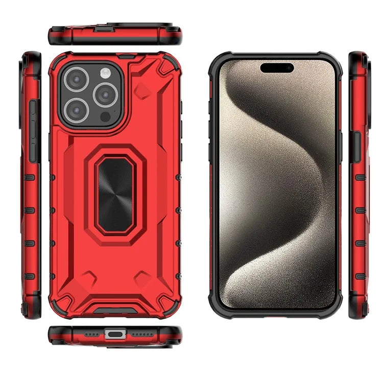 For iPhone 15 Pro Max Protective Cover Hard PC Soft TPU Drop Protection Phone Case