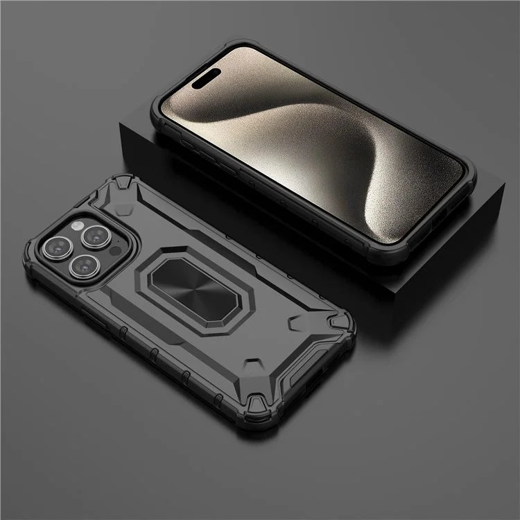 For iPhone 15 Pro Max Protective Cover Hard PC Soft TPU Drop Protection Phone Case