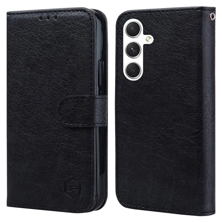 For Samsung Galaxy S24+ Case PU Leather Anti-drop Wallet Cover