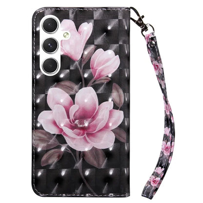 For Samsung Galaxy S24+ Case 3D Pattern Printing Phone Cover with Wallet Stand