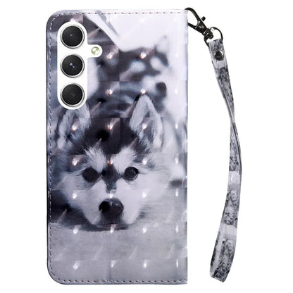 For Samsung Galaxy S24+ Case 3D Pattern Printing Phone Cover with Wallet Stand