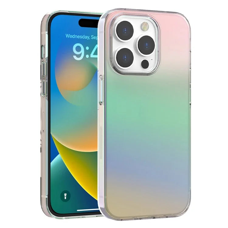 JTLEGEND For iPhone 15 Pro Max Case Dazzling Crystal Clear TPU Phone Back Shell