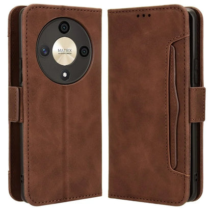 For Honor Magic6 Lite 5G / X9b 5G / X50 Case Leather Phone Cover with Multiple Card Slots