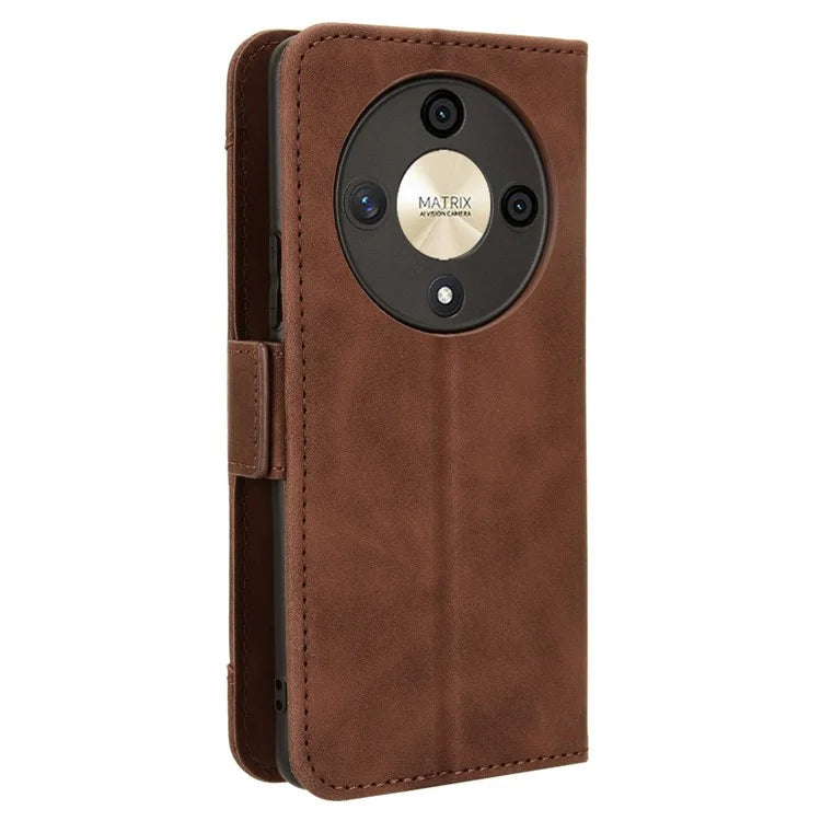 For Honor Magic6 Lite 5G / X9b 5G / X50 Case Leather Phone Cover with Multiple Card Slots
