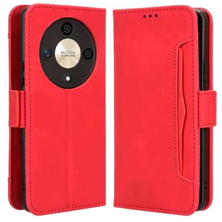 For Honor Magic6 Lite 5G / X9b 5G / X50 Case Leather Phone Cover with Multiple Card Slots