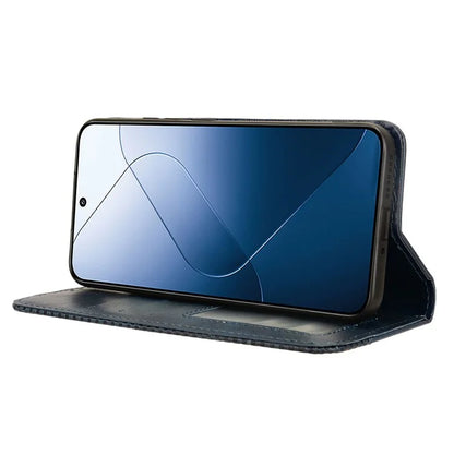 For Xiaomi 14 Case Magnetic Auto Closing Retro Leather Phone Cover