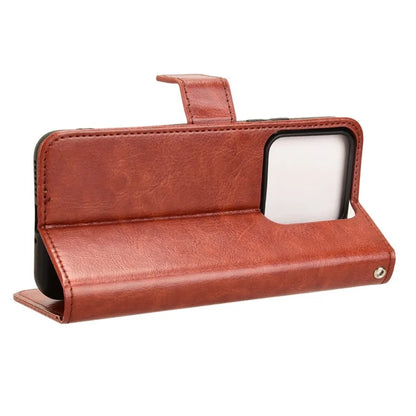 For Xiaomi 14 Case Crazy Horse Texture Stand Phone Wallet Cover