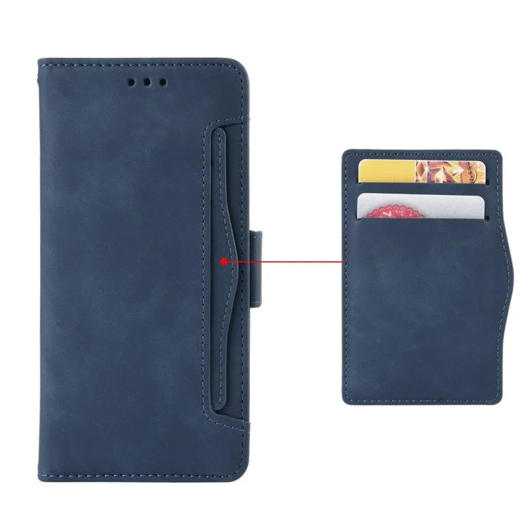 For Xiaomi 14 Leather Case Multiple Card Slots Phone Stand Cover