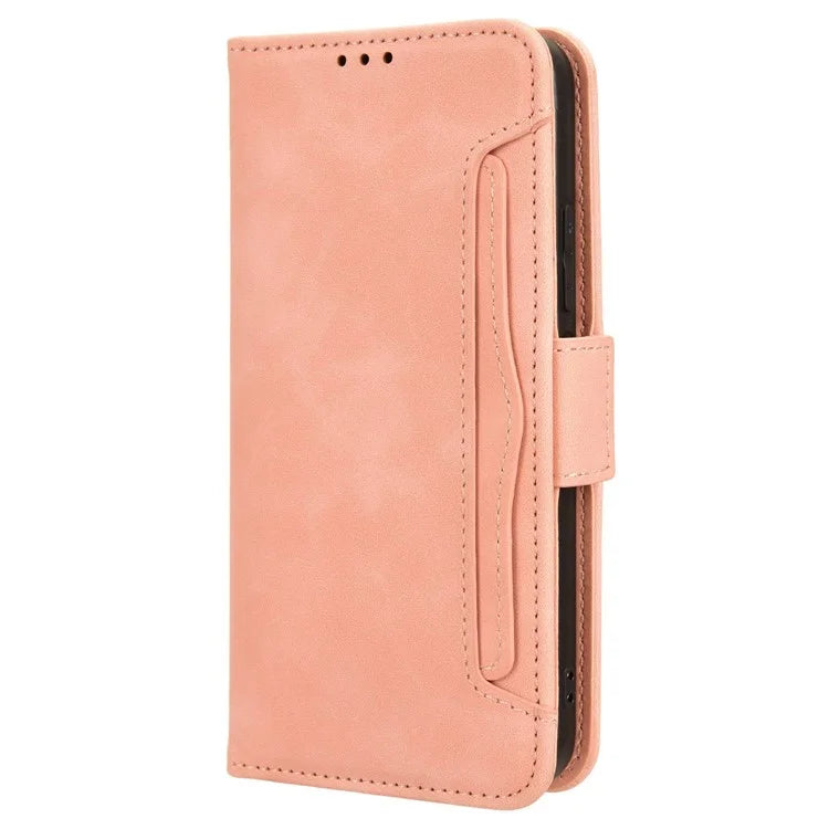 For Xiaomi 14 Leather Case Multiple Card Slots Phone Stand Cover