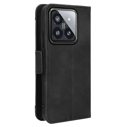 For Xiaomi 14 Leather Case Multiple Card Slots Phone Stand Cover
