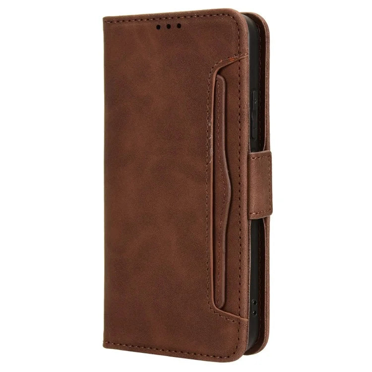 For Xiaomi 14 Leather Case Multiple Card Slots Phone Stand Cover