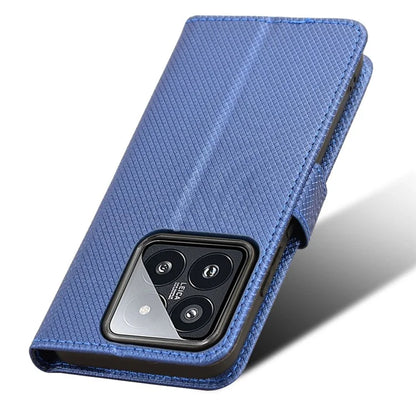 For Xiaomi 14 Case Diamond Texture Leather Cover with Wallet Stand