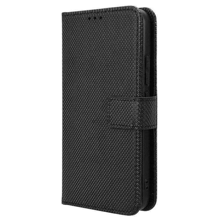 For Xiaomi 14 Case Diamond Texture Leather Cover with Wallet Stand