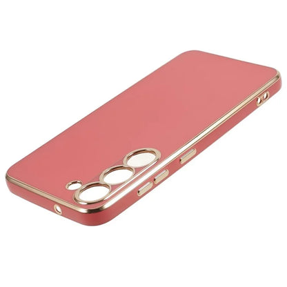 For Samsung Galaxy S24+ Case Electroplating Anti-scratch Soft TPU Phone Back Shell