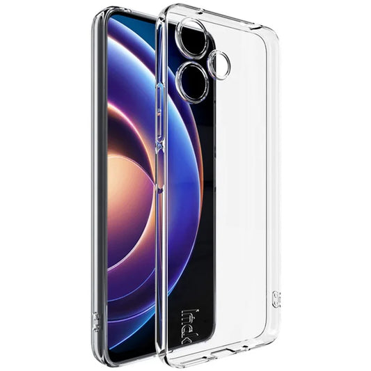 IMAK UX-5 Series for Xiaomi Redmi 12 5G (Global) / Redmi Note 12R 5G / Poco M6 Pro 5G Case Anti-fall Clear TPU Smart Phone Cover