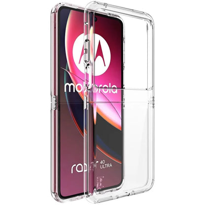 IMAK UX-6 Series for Motorola Razr 40 Ultra 5G Clear Case Airbags Protection TPU Cover
