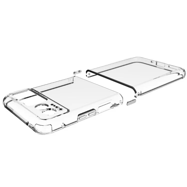 IMAK UX-6 Series for Motorola Razr 40 5G TPU Case Airbags Transparent Phone Cover