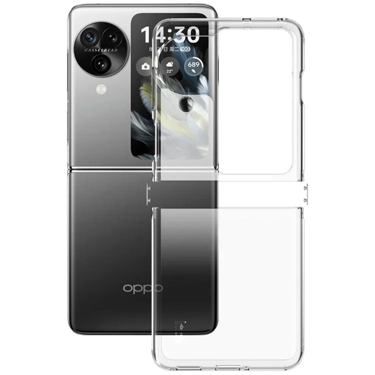 IMAK UX-6 Series for Oppo Find N3 Flip 5G Case Airbags Protection TPU Clear Phone Cover