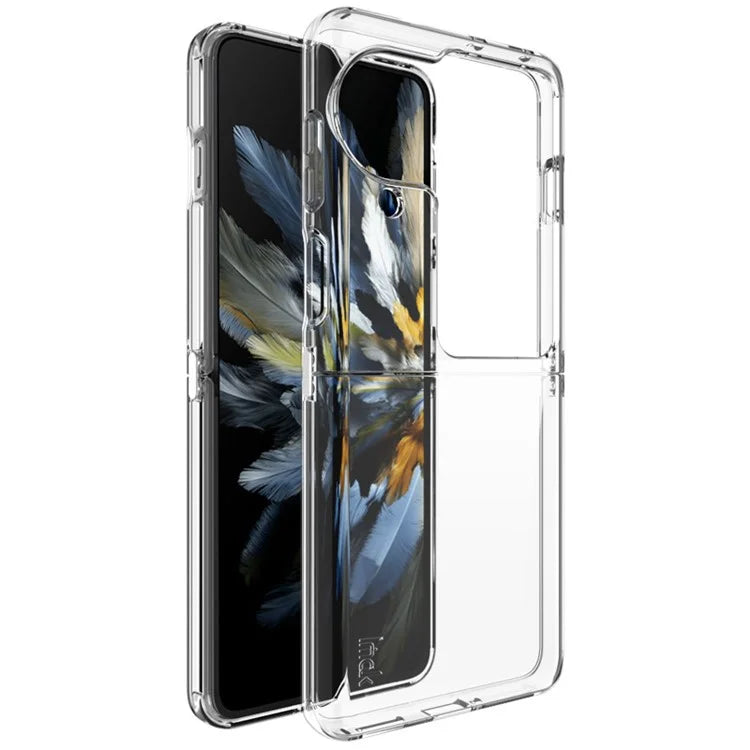 IMAK UX-6 Series for Oppo Find N3 Flip 5G Case Airbags Protection TPU Clear Phone Cover